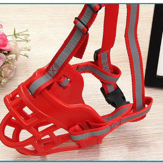 Masque Chien Moyen et Grand Masque Anti Manger Masque Silicone