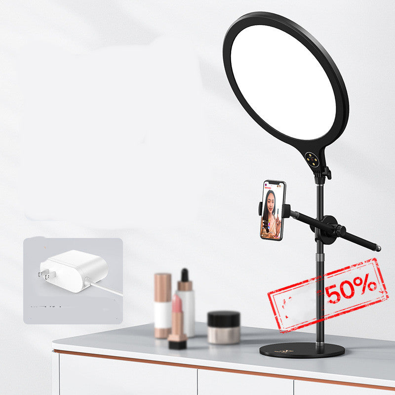 Photo Plein écran Lampe de beauté Téléphone portable Télescopique Bureau Remplir la lumière