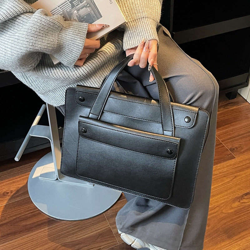 Sac de transport d'affaires portatif pour femmes