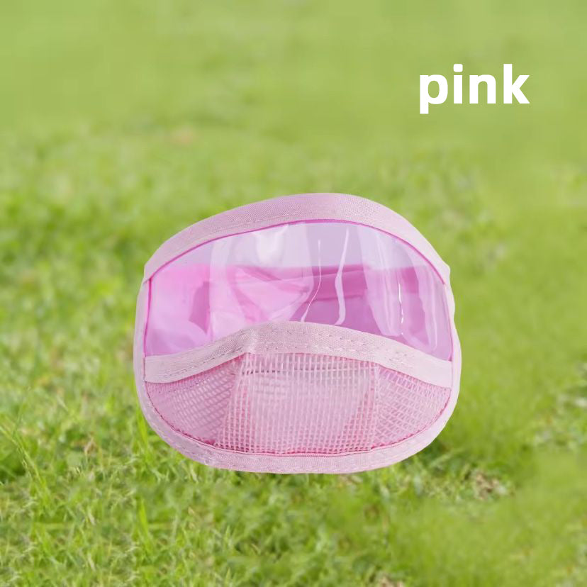 Chat Anti Bite Muselière Transparente Respirante Muselière Mesh Pour Grooming Nail Trimming Bain