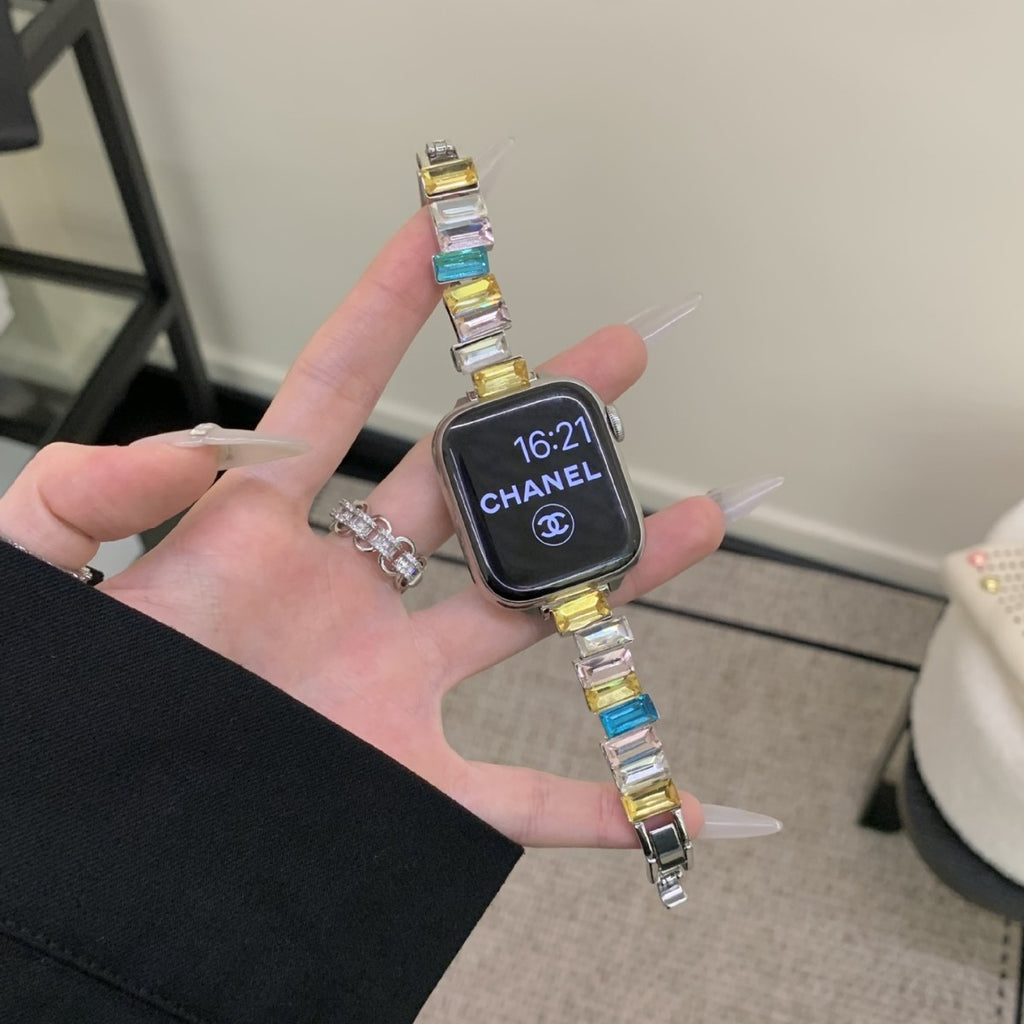 Bracelet de montre en métal pour les femmes