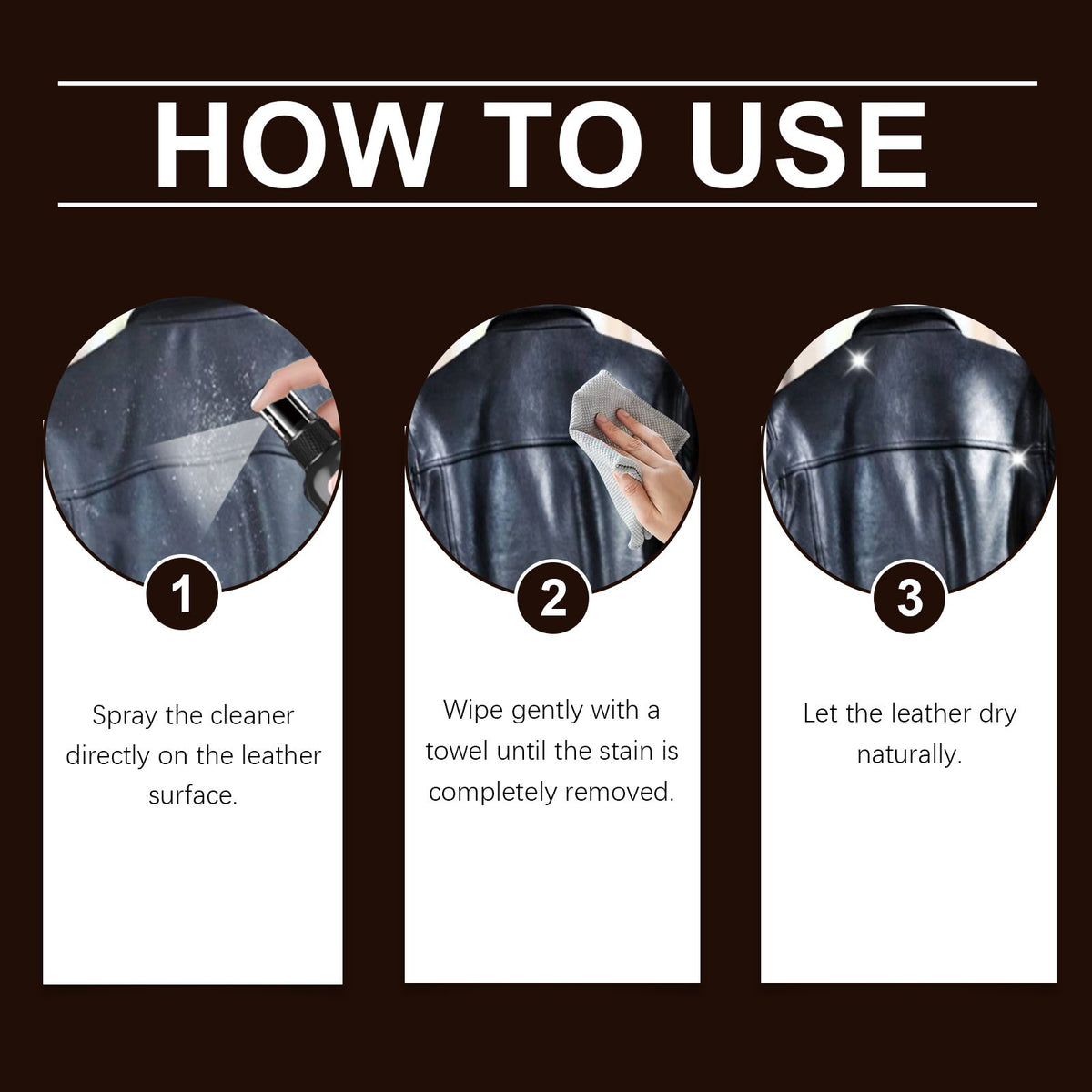 Nettoyeur de soins de veste en cuir JAKEHOE