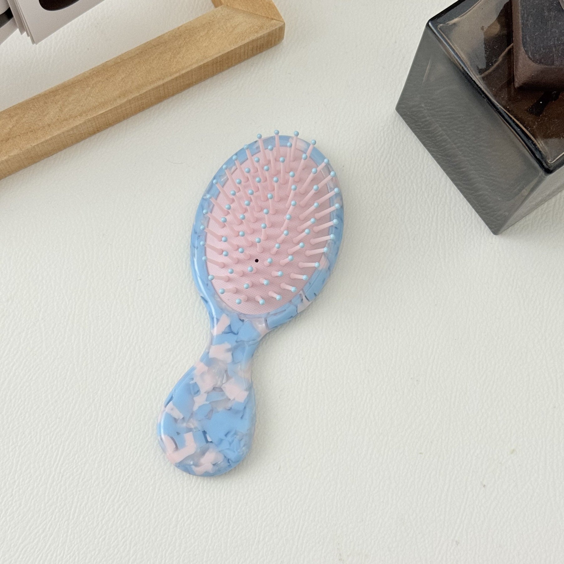 Peigne pour cheveux en acétate d'air avec nom personnalisé