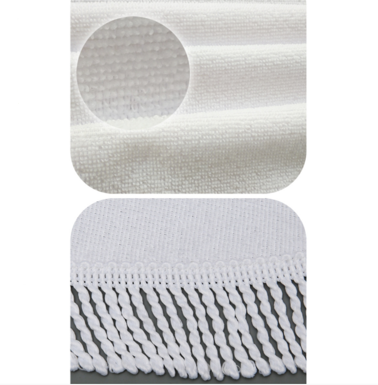 Serviette de bain ronde imprimée de plage