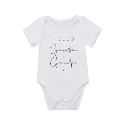 Baby Summer Short Sleeve Romper Bodysuit