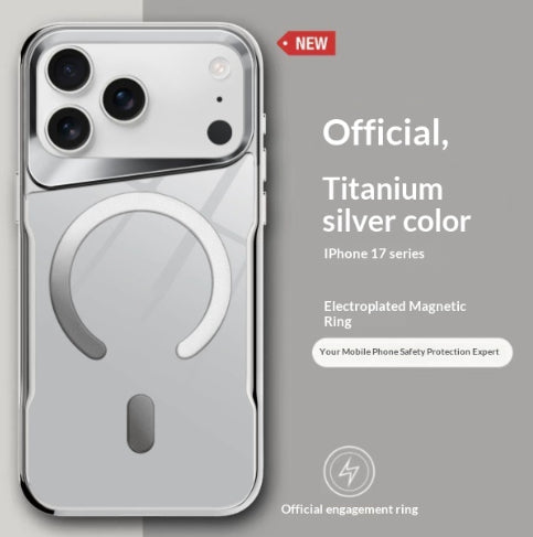 Housse de protection magnétique contre la chute de l'étui de téléphone Électroplaqué Armor