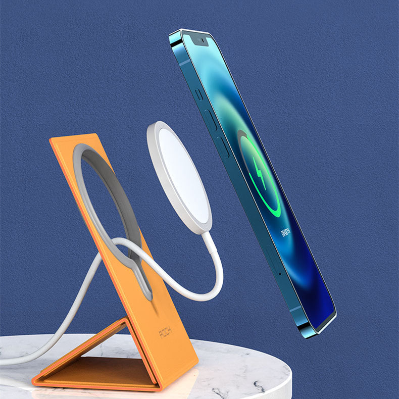 Base de bureau pliante de chargeur sans fil