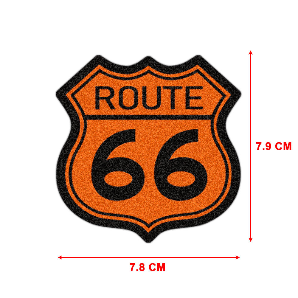 Antique Moto No.66 Autoroute Sticker étanche