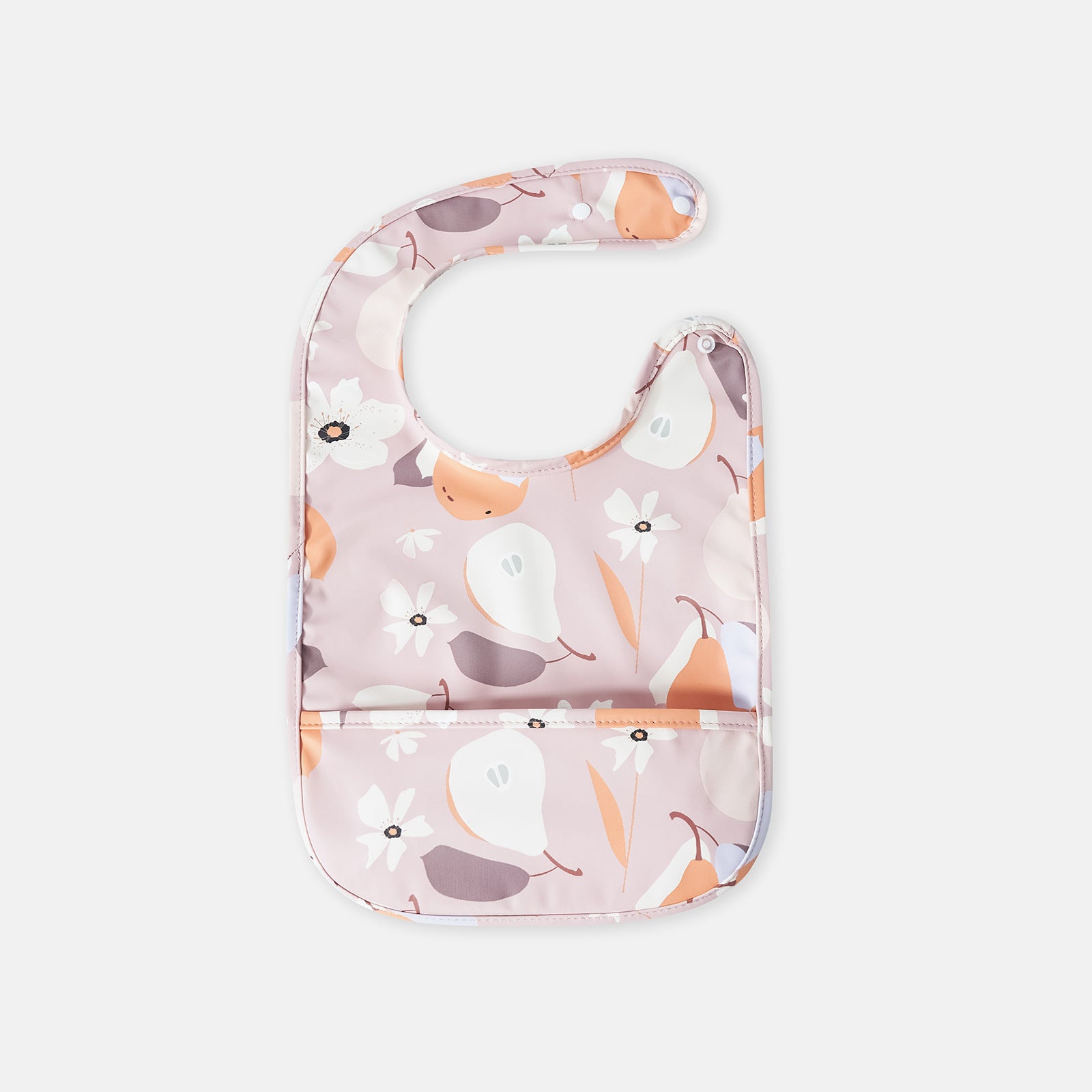 Nettoyant étanche de fermeture de snap Bib mangeant serviette de salive bille d'enfant