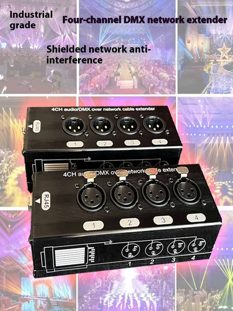 Câble réseau Carnon 4 voies DMX512 à quatre canaux