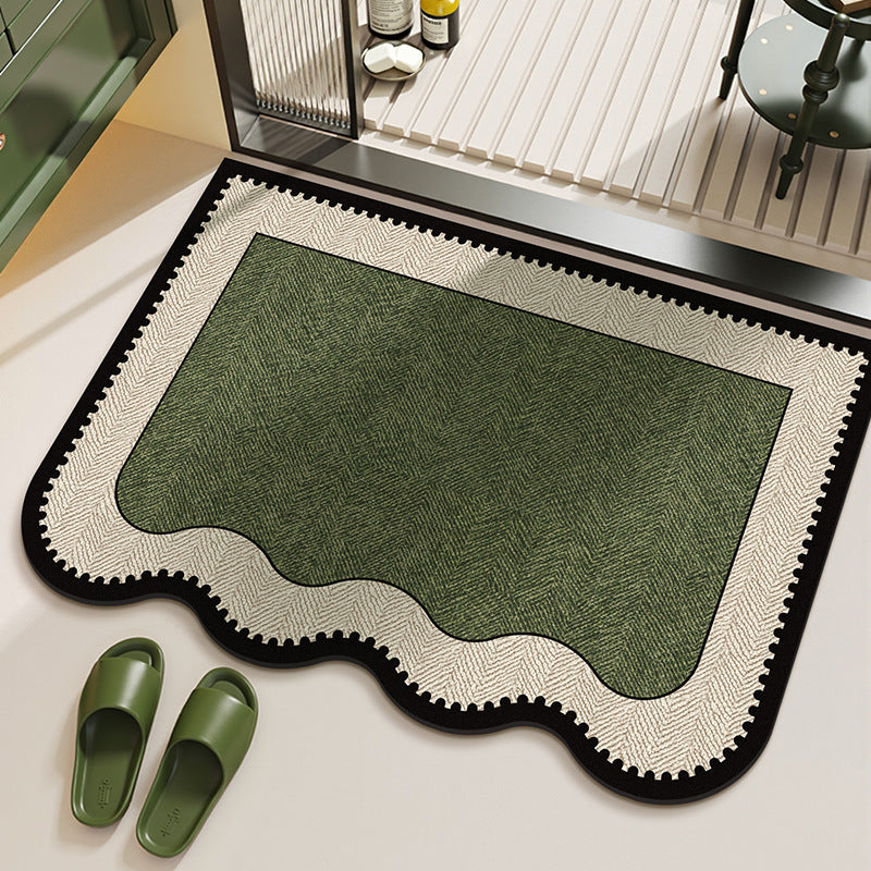 Tapis de douche antidérapant absorbant l'eau