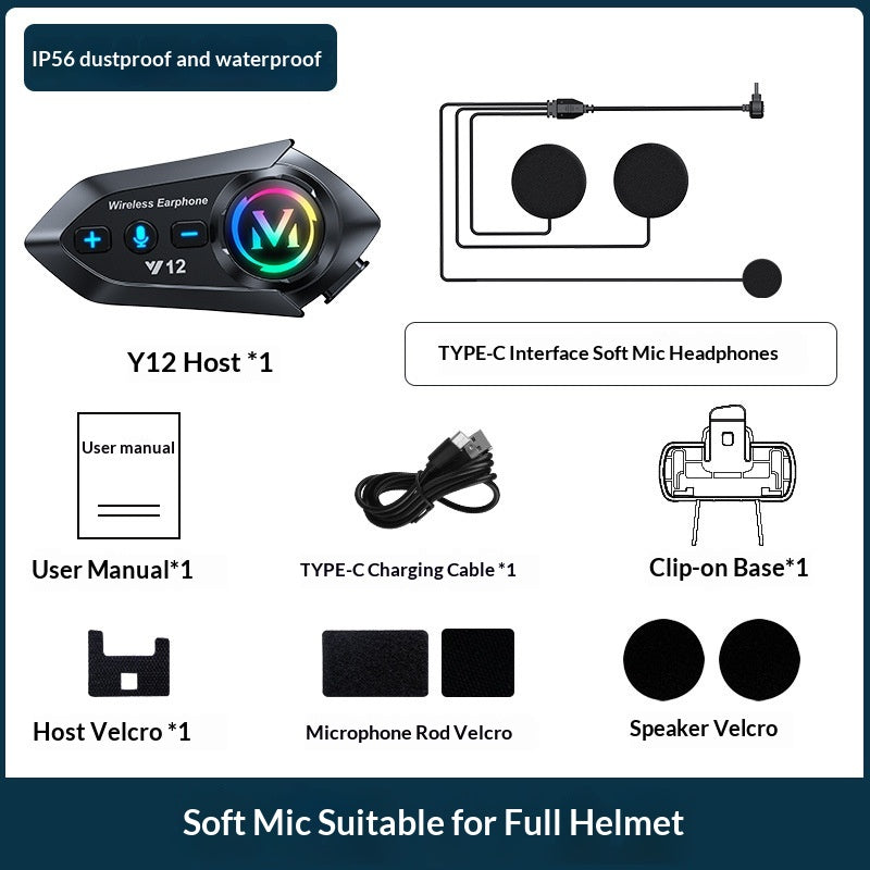 Casque Bluetooth Cycling Gear Imperméable Bruit-Canceling Son haute fidélité