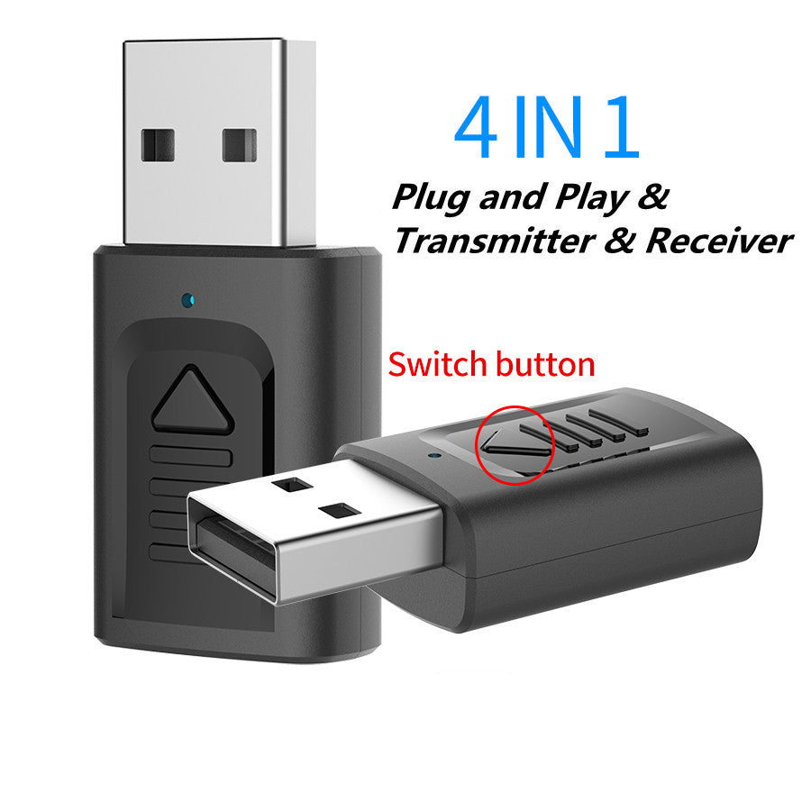 Récepteur 4-en-un d'émetteur audio USB