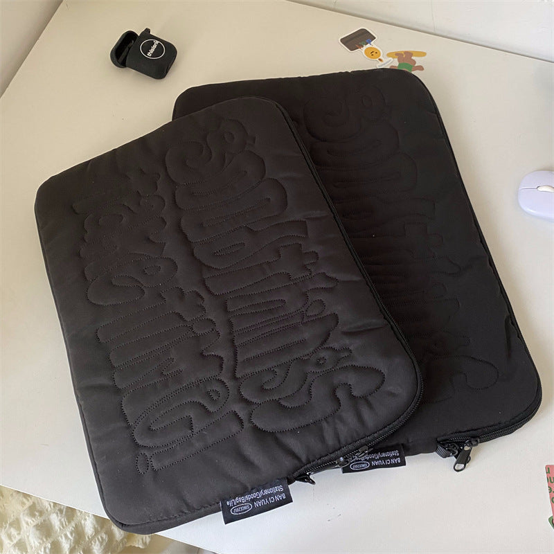 Sac de rangement brodé pour tablette portable