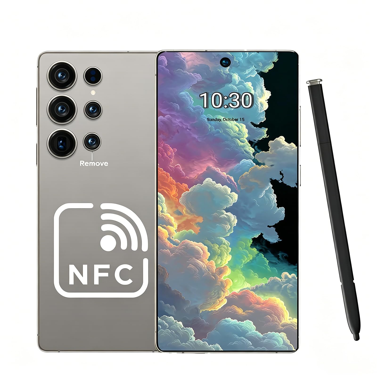 C25 Ultra Unlocked Téléphone avec NFC12-512 Go Smartphone 8000mAh 6,9 HD Grand écran Android 1