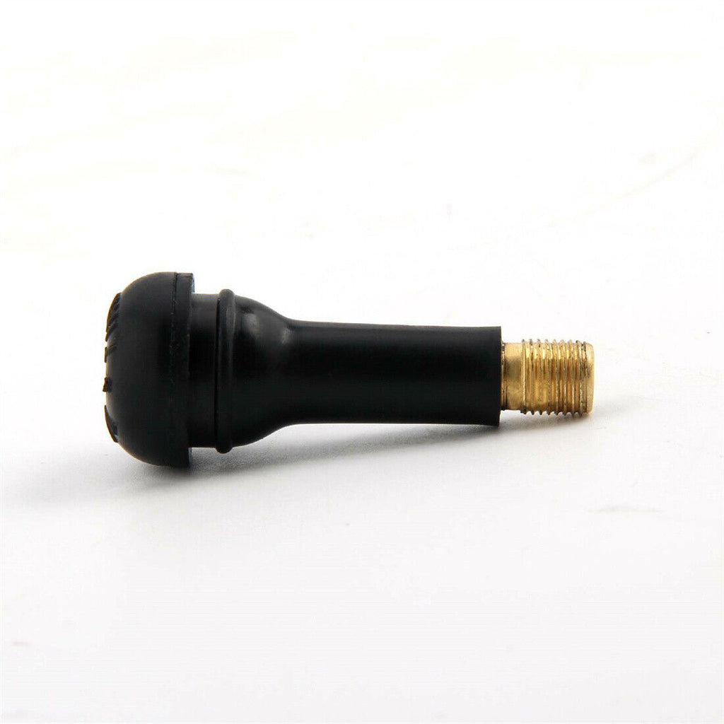 1 00 Pcs TR414 Caoutchouc Tubeless Roue Valves Universel Noir