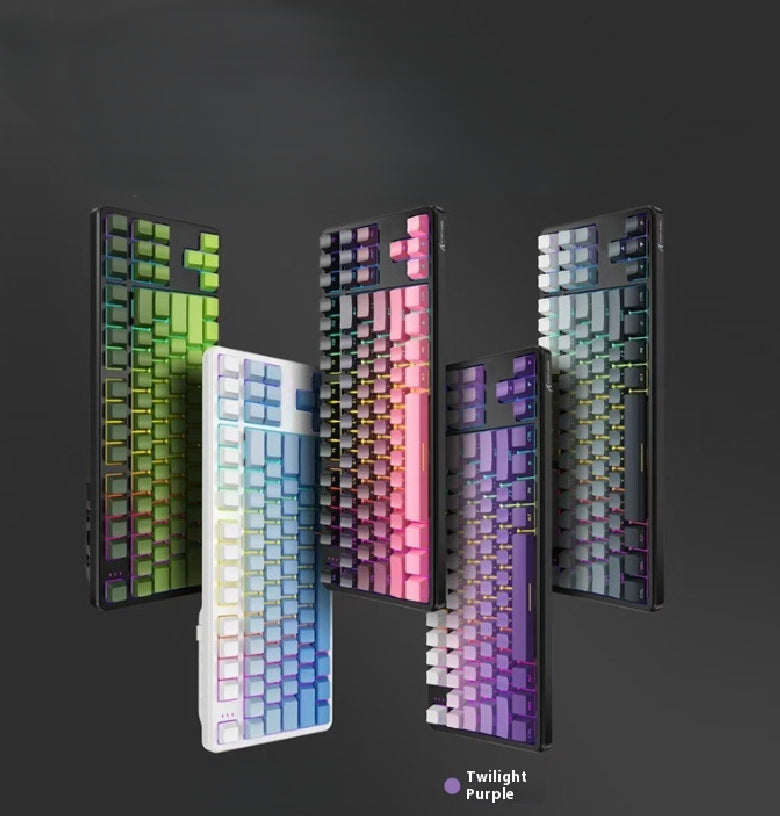 Clavier mécanique filaire de correspondance couleur punk