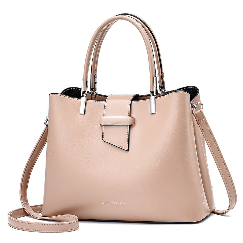 Style d'affaires Minimaliste femme sac à main Glossy Finition sophistiqué et idéal pour commuti