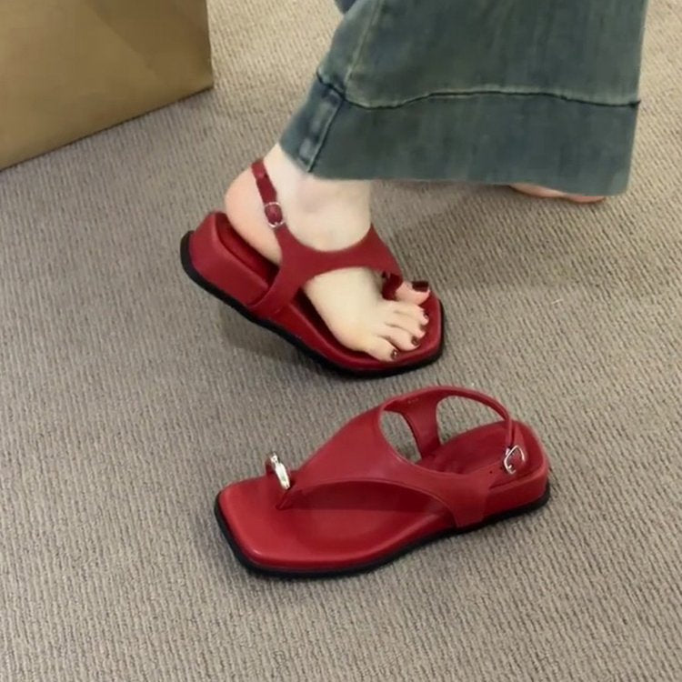 Sandales romaines vintage française d'été