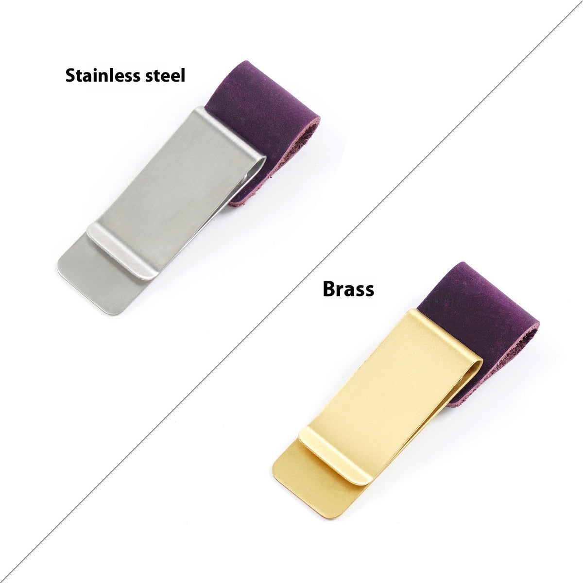 Vintage Metal Leather Wallet Notebook Accessories Bookmark Pen Holder