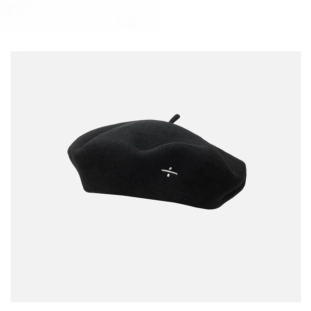 Beret en laine pour femmes surdimensionné Peintres d'ajustement bouchon