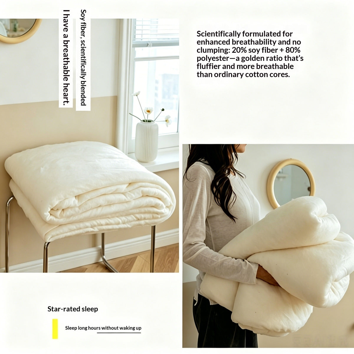 Couette de refroidissement d'été en coton lavé teint au fil, de style japonais