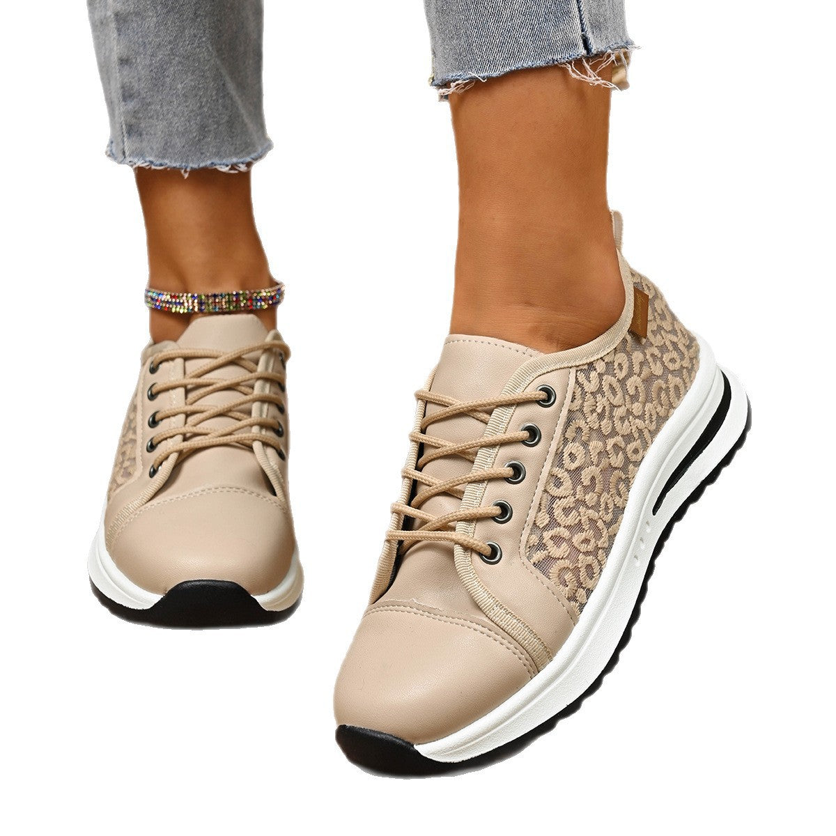 Femmes Pompes Casual Loafers avec un talon caché
