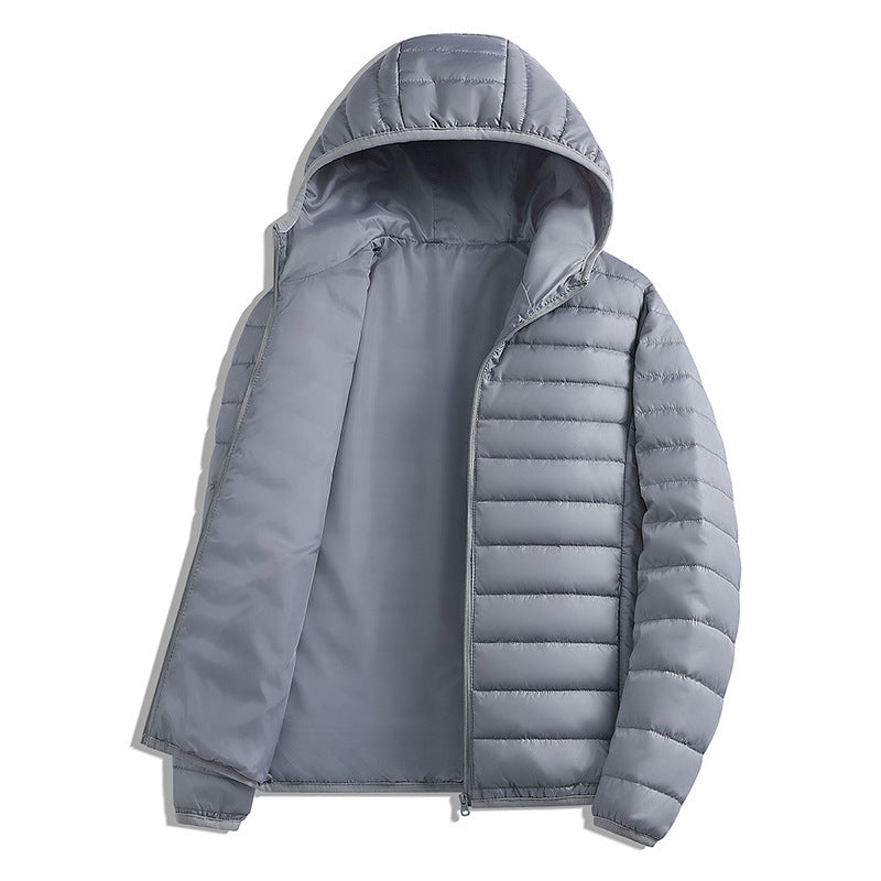 AutomneHiver chaud à capuche lisse coupe-vent étanche Sporty Casual Ribbed Top