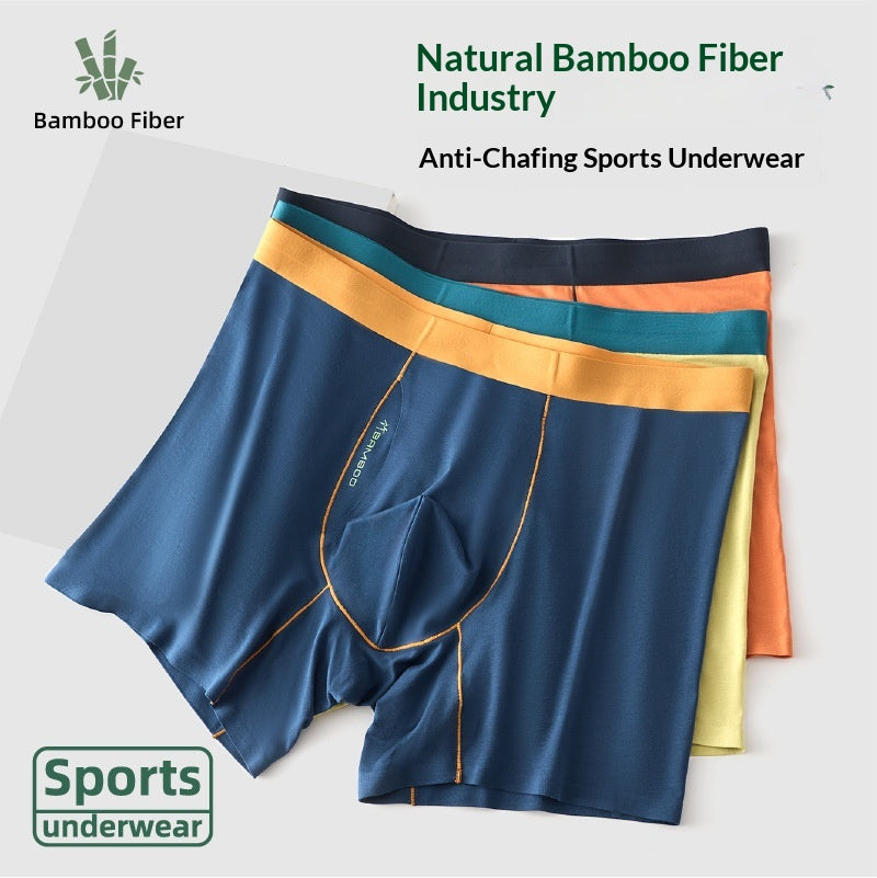 Sous-vêtements sport de longue durée pour hommes Bamboo Pulp Fiber
