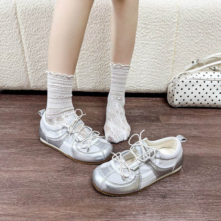 Mary Jane Chaussures Lazy Single Shoe Soft Sole Non Tirant Pieds Haut Rise Ballet Chaussures d'entraînement