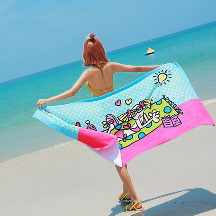 Serviette absorbante pour la natation
