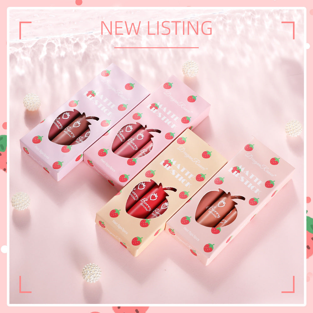 Velvet Matte Lip Glaze Lipstick Gloss pour les femmes