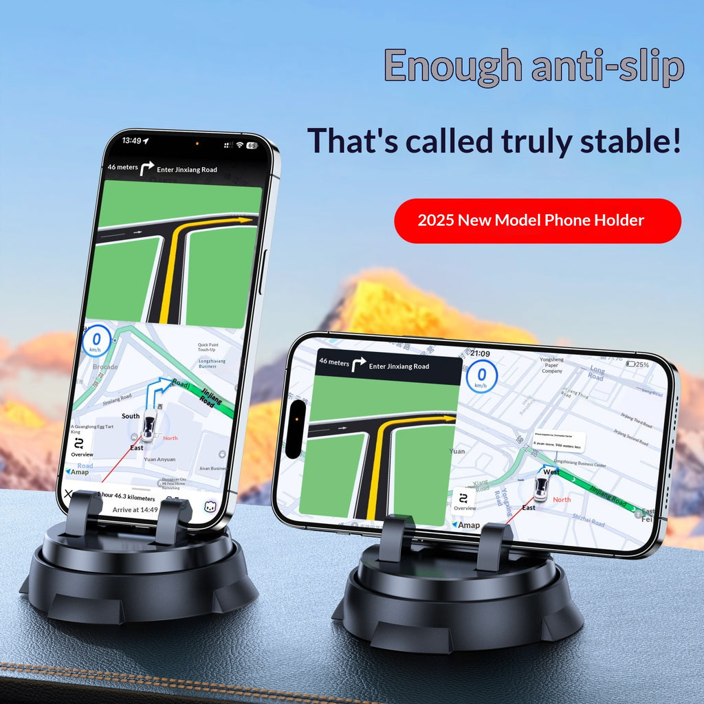 Car Non-Slip Stable Center Console Navigation Car Phone Holder