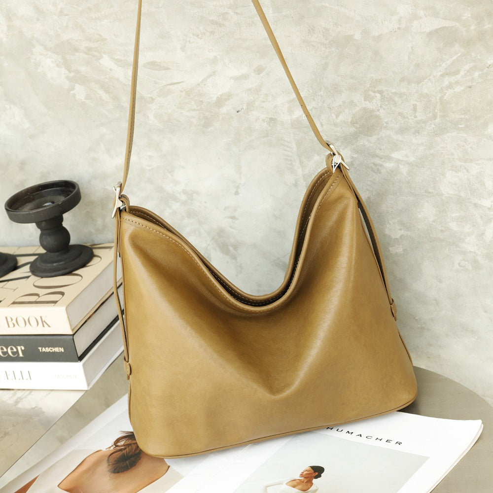 Sac en cuir à grande capacité en cristal