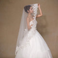 White Maride Veil Accessoires de mariage pas chers prêts à expédier