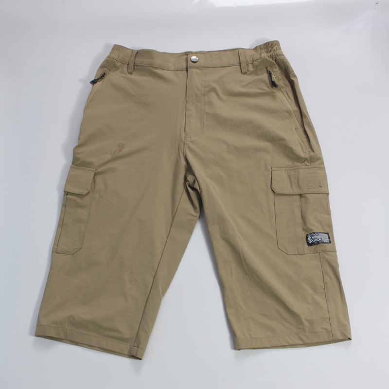 Capris Elastique Multi Pocket Elastique pour Homme
