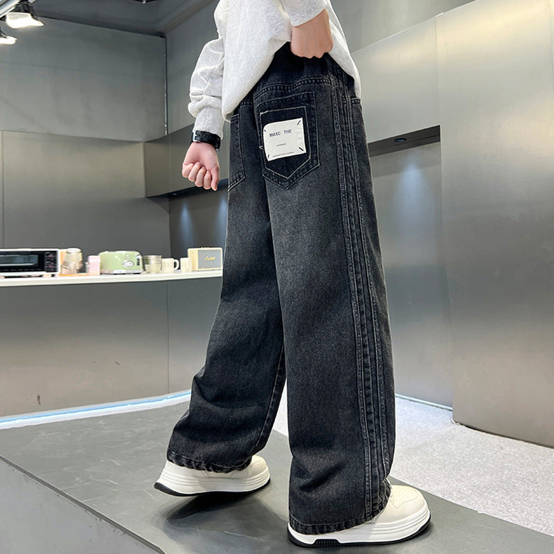 Style coréen Gros enfants pantalons chauds épais