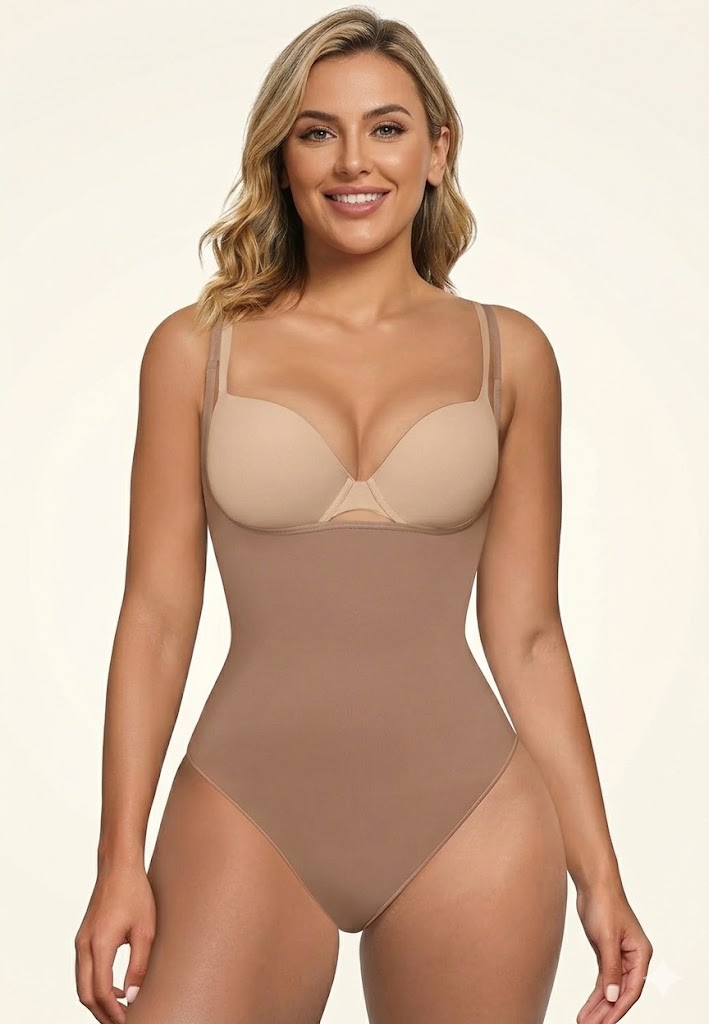 Open Bust Shapewear Tummy Control bodys for Women Seamless Compression High Waisted Bo