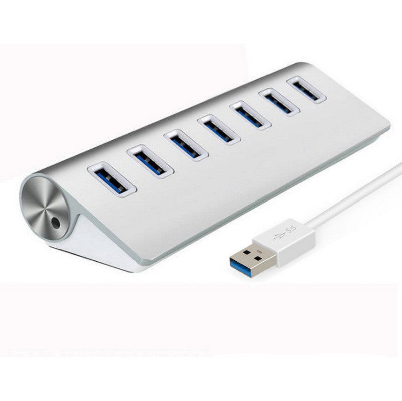 USB30 Hub à sept ports téléphone mobile charge en alliage d'aluminium