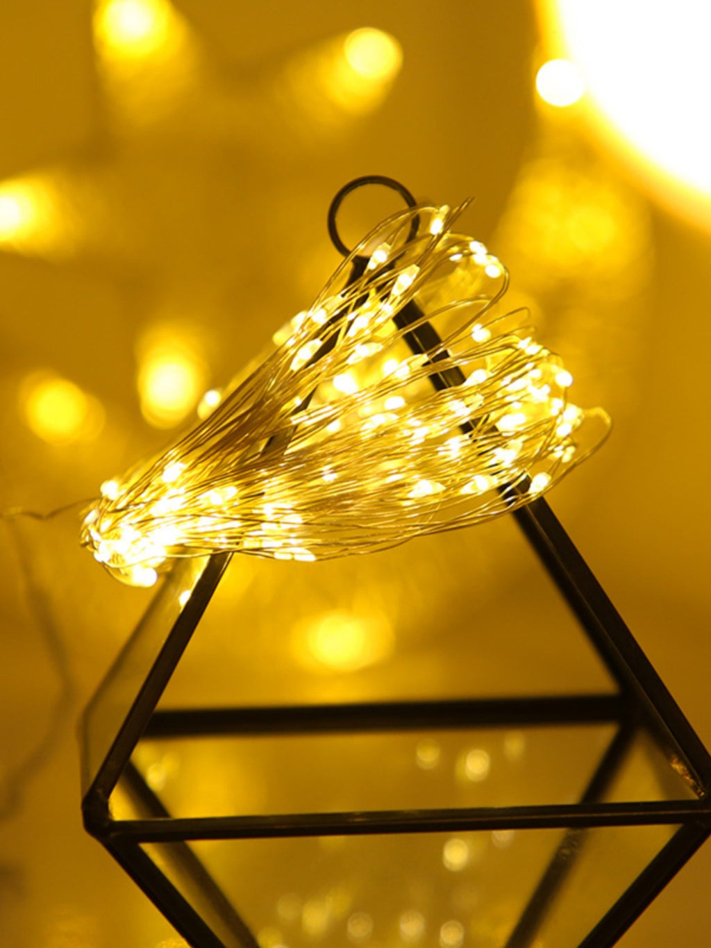 Lumières à LED en cuivre solaire