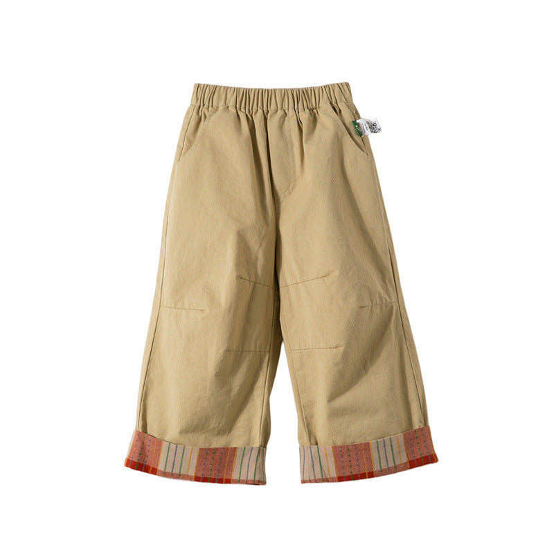 Confortable Loose-fitting Straight-leg Pantalons polyvalents de style coréen