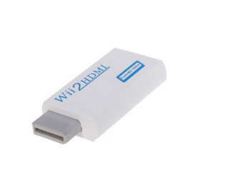 Pour Wii vers HDMI Wii2HDMI Adaptateur Convertisseur 3.5mm Sortie Audio Vidéo Full HD 720P 1080P Mon