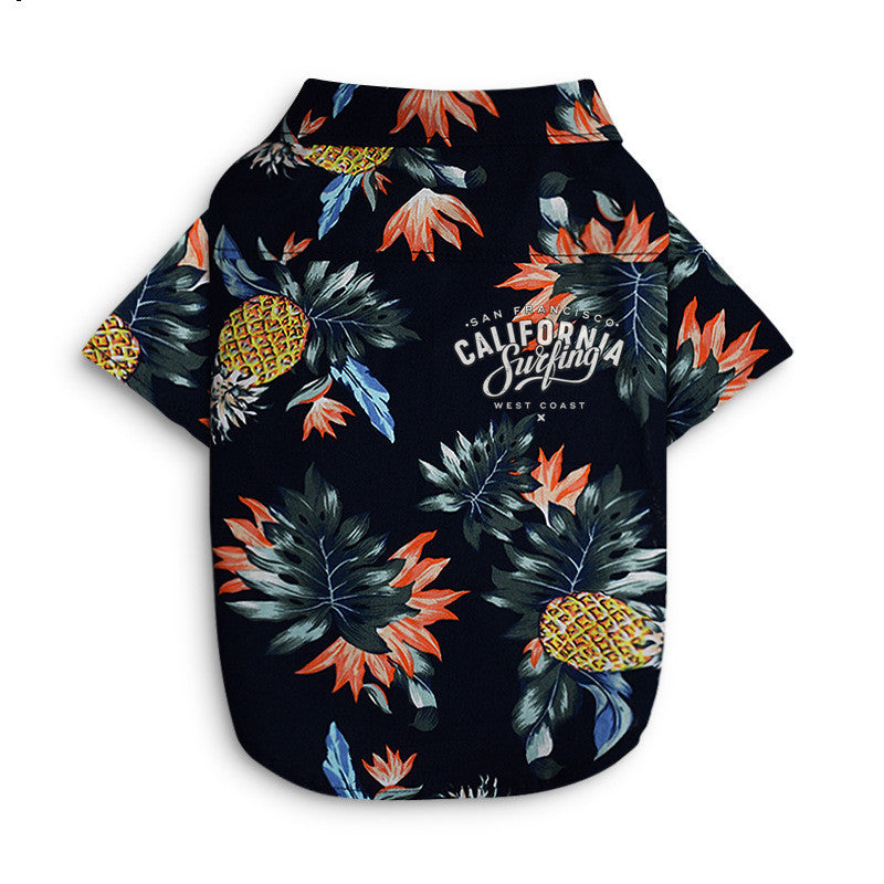 Vêtements de chemise de style chien hawaïen