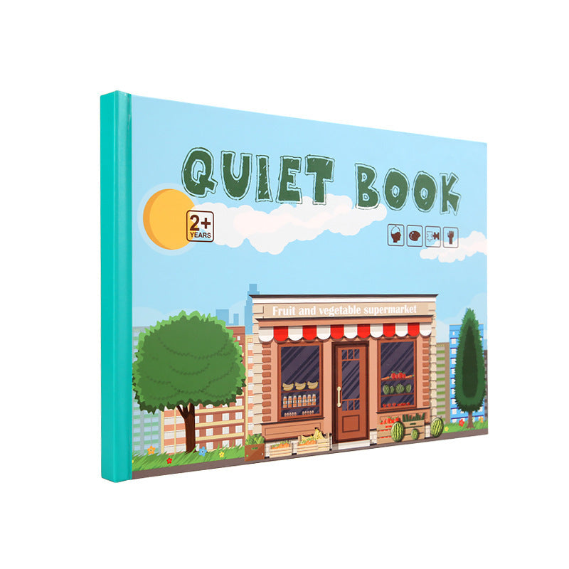 Stickers Lumières pour enfants Livre silencieux Jardin d'enfants occupé Livre fait main Matériel passé