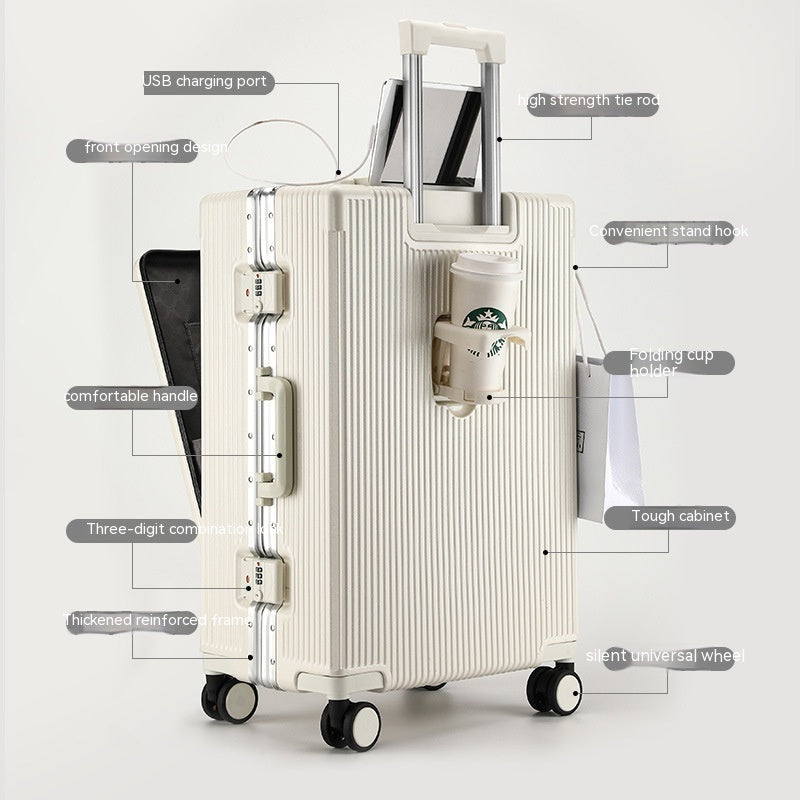 Chariot Cadre en aluminium Grande capacité Avant Ouverture Bagage