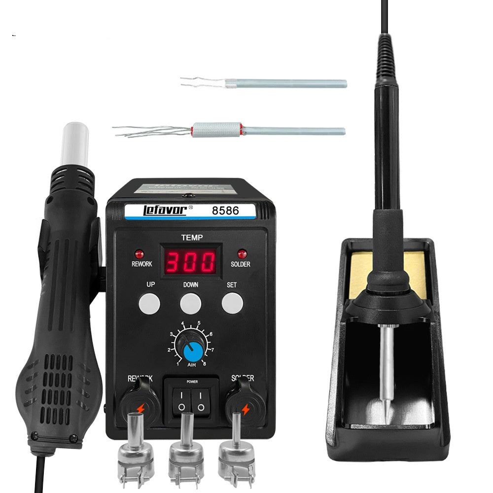 Digital Temperature Controlled Hot Air Soldering Station