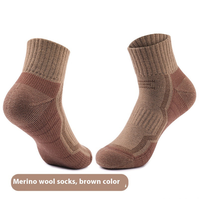 Chaussettes en laine respirantes antidérapantes pour homme résistant à l'usure
