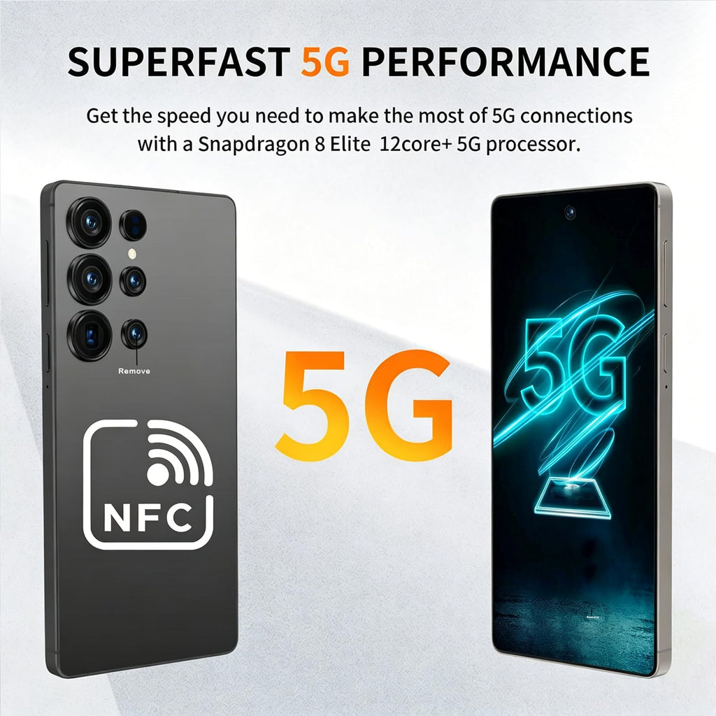 C25 Ultra Unlocked Téléphone avec NFC12-512 Go Smartphone 8000mAh 6,9 HD Grand écran Android 1
