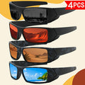 Ensemble de Lunettes de soleil 4 PCS Polarized Sport pour hommes