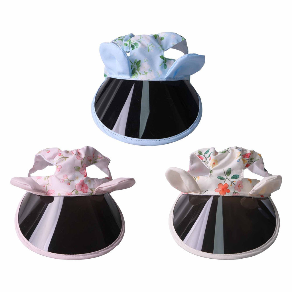 Chapeau de soleil Sphynx Cat avec visière pour chat Kittens Ajustable Summer Outdoor Protection de la peau